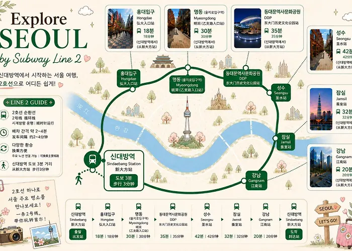 3 Minute Walk From Sindaebang Station Subway Station, Hongdae 20 Minutes #joy House アパート *